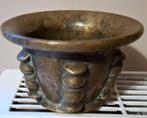 Antieke bronzen apothekersvijzel 17-18e eeuw, Antiek en Kunst, Verzenden, Brons