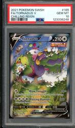 Tornadus V PSA 10 - 185/198 - Chilling Reign 2021, Hobby en Vrije tijd, Verzamelkaartspellen | Pokémon, Ophalen of Verzenden, Zo goed als nieuw