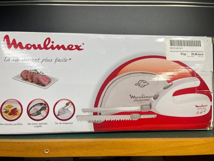 MOULINEX elektrisch mes in NIEUWSTAAT!, Huis en Inrichting, Keuken | Keukenbenodigdheden, Zo goed als nieuw, Ophalen