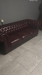 Fauteuil chesterfield simili cuir, Enlèvement ou Envoi, Comme neuf, Cuir