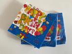 Lot de 53 serviettes "happy birthday" en papier, Autres types, Autres matériaux, Autres styles, Enlèvement ou Envoi