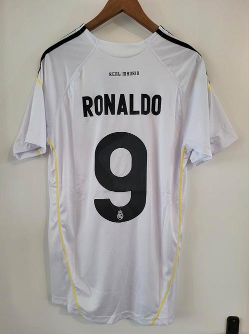 Nieuw retro Adidas Real Madrid shirt 09/10 Ronaldo maat L, Sports & Fitness, Football, Neuf, Maillot, Taille L, Enlèvement ou Envoi