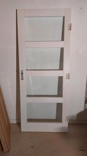 Houten binnendeuren met 4 glazen ruiten