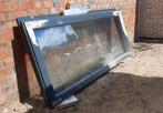 Dubbele buitendeur met glas, Ophalen, Gebruikt