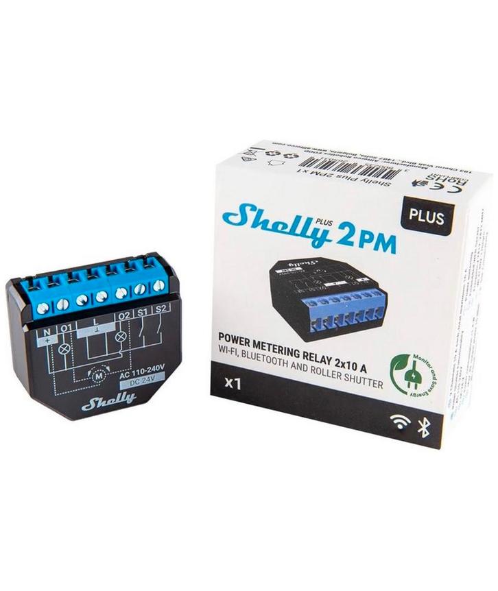 Capteur de commutation ShellyShelly Plus 2PM WiFi, Bluetooth, Informatique & Logiciels, Amplificateurs wifi, Neuf, Enlèvement ou Envoi