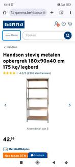 Opbergrek voor in garage, Ophalen, Zo goed als nieuw