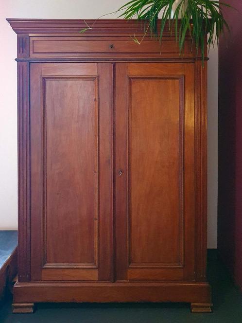 Mahoniehouten linnenkast "Bonheur du Jour", Antiek en Kunst, Antiek | Meubels | Kasten, Ophalen
