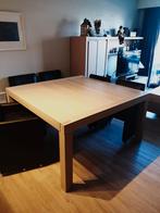 Vierkante eettafel van 1m60, Zo goed als nieuw, Ophalen