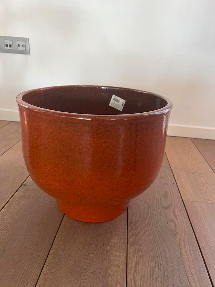 Keramieken bloempot groot, Jardin & Terrasse, Pots de fleurs, Intérieur, Enlèvement