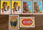 SEMOIS MIJN TABAK reclame/etiketten, Verzamelen, Merken en Reclamevoorwerpen, Ophalen of Verzenden, Zo goed als nieuw, Overige typen