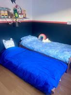 Bed, Huis en Inrichting, Slaapkamer | Bedden, Ophalen, Gebruikt, Bruin, Tweepersoons