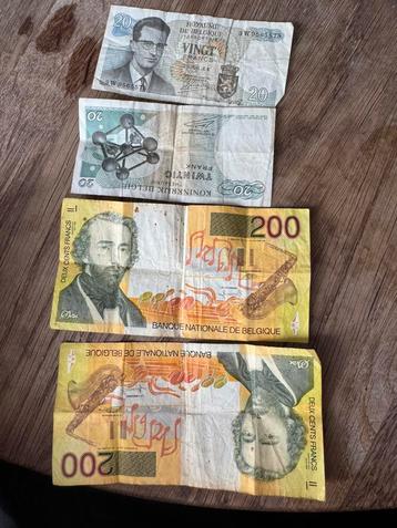 Oud Belgisch bankbiljet – 200 frank – Adolphe Sax – 1996 beschikbaar voor biedingen