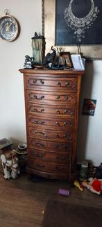 Unieke houten kast + zware chique salontafel, Ophalen