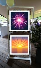 3 grote fotokaders voor tijdens trouwfeest of babyborrel, Ophalen, Zo goed als nieuw