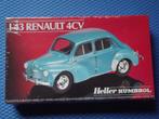Maquette HELLER Renault 4CV - Echelle 1/43, 1:32 à 1:50, Voiture, Enlèvement ou Envoi, Heller