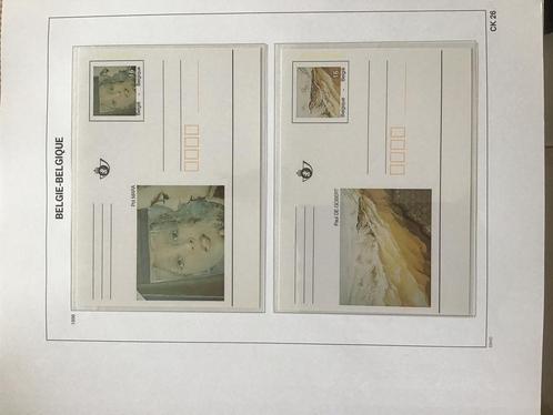 Belgie: briefkaarten BK48 tem BK67 op davo bladen, Postzegels en Munten, Postzegels | Europa | België, Ophalen of Verzenden