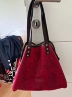 Sac rouge à motif, Handtassen en Accessoires, Tassen | Damestassen, Ophalen of Verzenden, Zo goed als nieuw, Rood, Handtas
