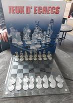 Glazen schaakspel met extra pionnen ( mat/ blinkend), Ophalen