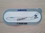 Autocollant Sabena #024 Airbus A330-200, Enlèvement ou Envoi, Neuf