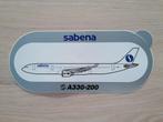 Sabena Sticker #024 Airbus A330-200, Verzamelen, Ophalen of Verzenden, Nieuw