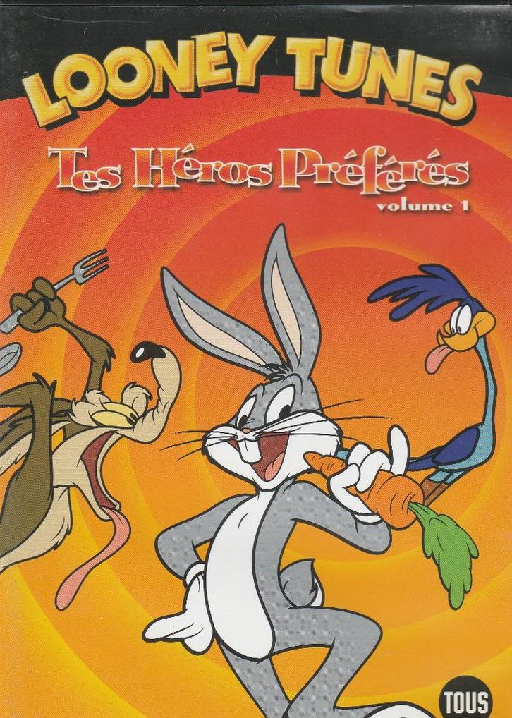 Looney Tunes - Tes héros préférés - Volume 1, Cd's en Dvd's, Dvd's | Tekenfilms en Animatie, Zo goed als nieuw, Tekenfilm, Alle leeftijden