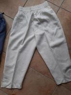 Pasja 100% linnen witte broek, Kleding | Dames, Verzenden, Wit, Maat 42/44 (L), Zo goed als nieuw
