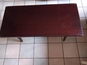 Massief houten salontafel, bruin beschikbaar voor biedingen