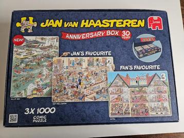 Puzzel Jumbo 3 x 1000 Jan Van Haasteren 