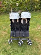 Maclaren Twin noire - poussette double pliable, Ophalen, Zo goed als nieuw, Kinderwagen