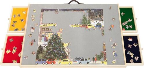 Feel Home - Puzzelbord Luxury met opbergsysteem, Hobby en Vrije tijd, Denksport en Puzzels, Nieuw, Legpuzzel, Ophalen