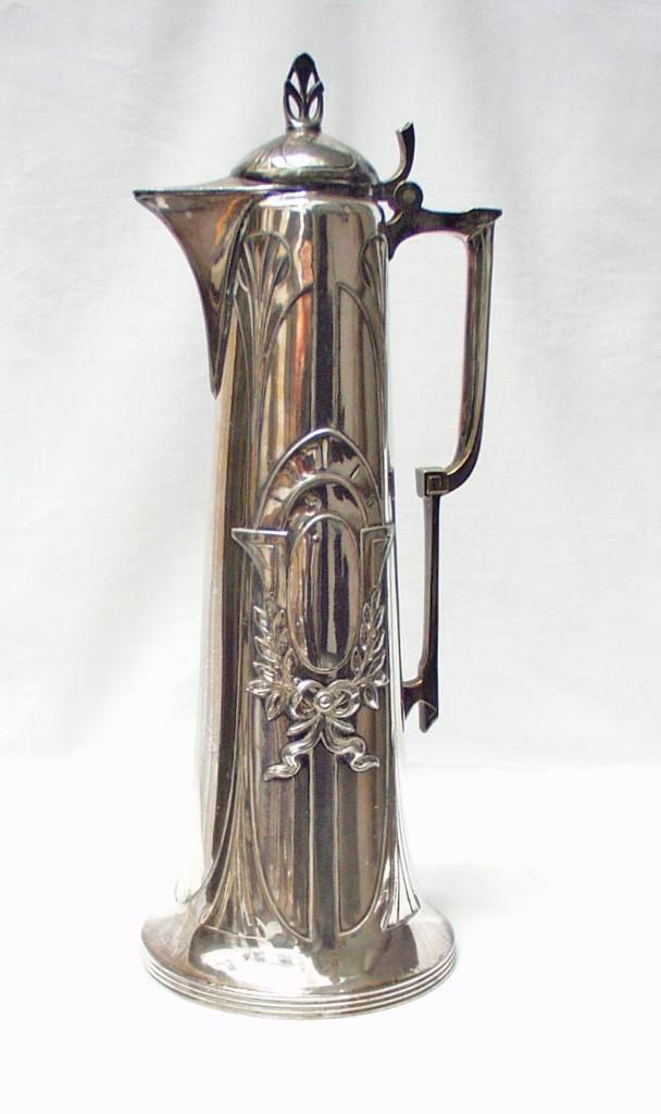 Grote Jugendstil chocoladekan - Dupper & Bernhold., Antiek en Kunst, Antiek | Servies los, Ophalen of Verzenden