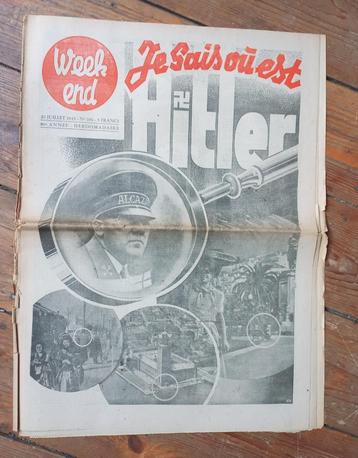Weekend 1945 Hitler Peter De Greef Petain cinema jazz beschikbaar voor biedingen