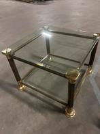Glazen salontafel vintage, Ophalen, Zo goed als nieuw