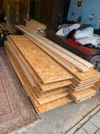 Lot osb planken en houten balken, Doe-het-zelf en Bouw, Hout en Planken, Ophalen, Gebruikt