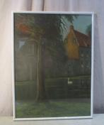 Mooi Oud Geschilderd werk 'Zwaan op Rivier' - A Debleecker, Antiek en Kunst, Kunst | Schilderijen | Klassiek, Ophalen of Verzenden