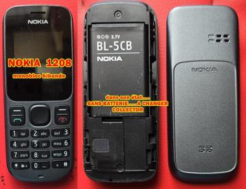 GSM Nokia 1208 monobloc bibande 