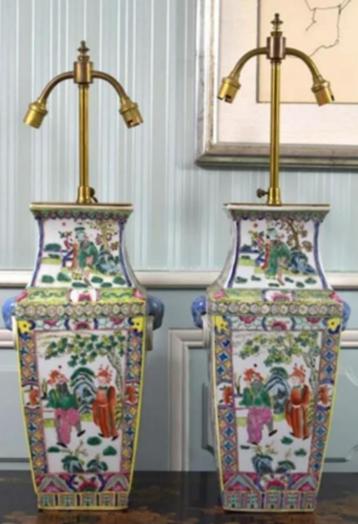 Vases et lampes chinois