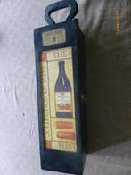 houten koffertjes - kisten met handvat ; verpakking wijn, Gebruikt, Verzenden