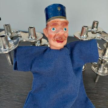 Oude poppenkastpop Beeusaert composiet handpop 1950 pop  beschikbaar voor biedingen