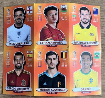 Fifa World Cup Qatar 2022 – 6 stickers beschikbaar voor biedingen