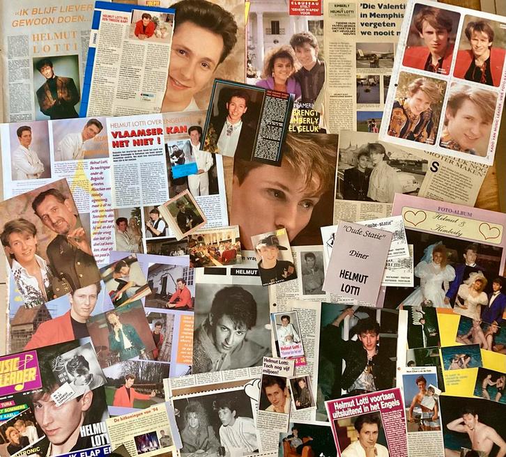 Knipsels HELMUT LOTTI, Verzamelen, Muziek, Artiesten en Beroemdheden, Zo goed als nieuw, Boek, Tijdschrift of Artikel, Verzenden