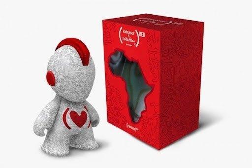 Kidrobot - Keith Haring - Édition spéciale 7 pouces (rouge), Collections, Jouets miniatures, Neuf, Enlèvement ou Envoi