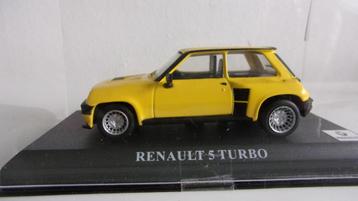 RENAULT 5 TURBO 2.DEL PRADO 1/43 ETAT IMPEC + VITRINE