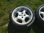 Mooie Orginele Brock 14inch 4x100 velgen te koop met 2banden, Autos : Pièces & Accessoires, Pneus & Jantes, 14 pouces, Pneu(s)