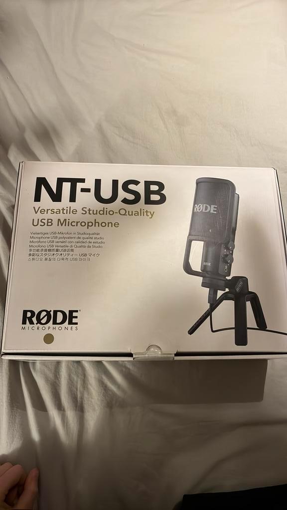 RØDE NT-USB Studio Microfoon —Getest op iPad & In Nieuwstaat, Muziek en Instrumenten, Microfoons, Zo goed als nieuw, Ophalen of Verzenden