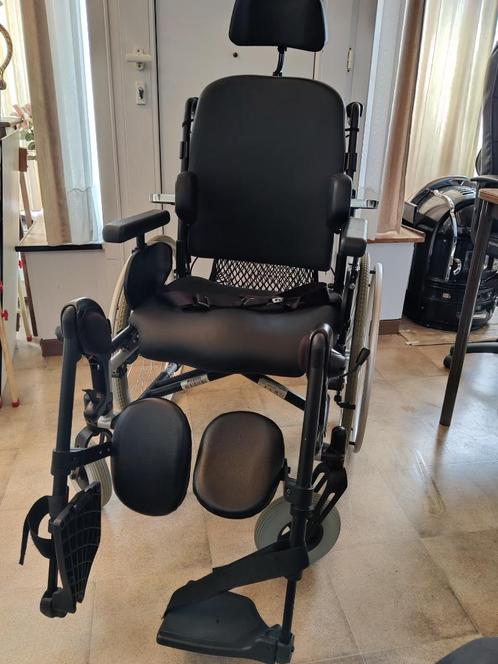 Positioneringsrolstoel Breezy RubiX² Comfort zgan, Diversen, Rolstoelen, Gebruikt, Duwrolstoel, Inklapbaar, Ophalen