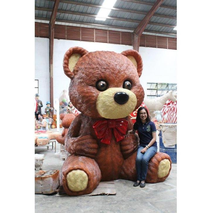 Big Bear – Kerstbeer –  Hoogte 243 cm, Verzamelen, Dierenverzamelingen, Nieuw, Ophalen