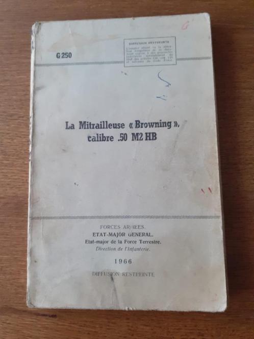 Browning Mitrailleur .50 Mitrailleuse M2HB, Collections, Objets militaires | Général, Enlèvement ou Envoi