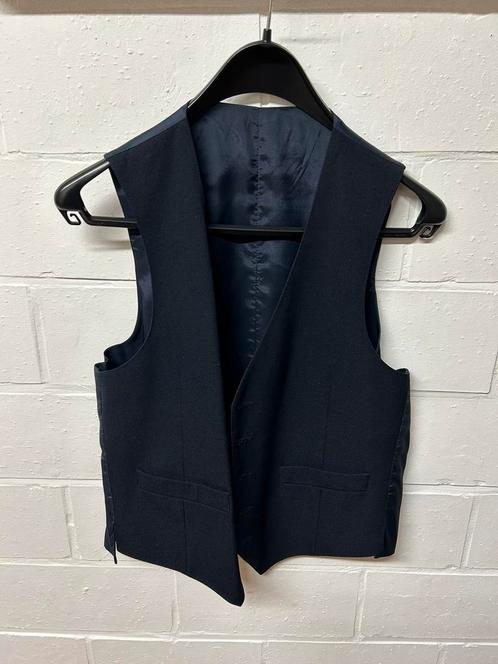 Donkerblauw mannen gilet maat 46 of S, Kleding | Heren, Kostuums en vesten, Gedragen, Maat 46 (S) of kleiner, Blauw, Ophalen of Verzenden