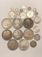 Munten zilver lotje diverse types en landen mix !!!, Enlèvement ou Envoi, Autres pays, Série, Argent